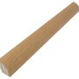 Viertelstab Buche, furniert, 14x14x2500mm, zur Raumgestaltung und als Wandabschluss.