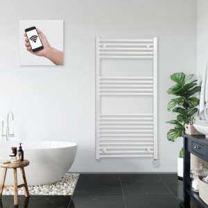 anapont Elektrischer Badheizkörper 1175x600  WiFi APP  Handtuchheizkörper  Badheizung Elektrisch Handtuchheizung Made in Germany