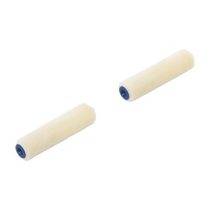 2er-Set LUX Velours-Walzen, 10 cm breit, für Lacke und Versiegelungen.