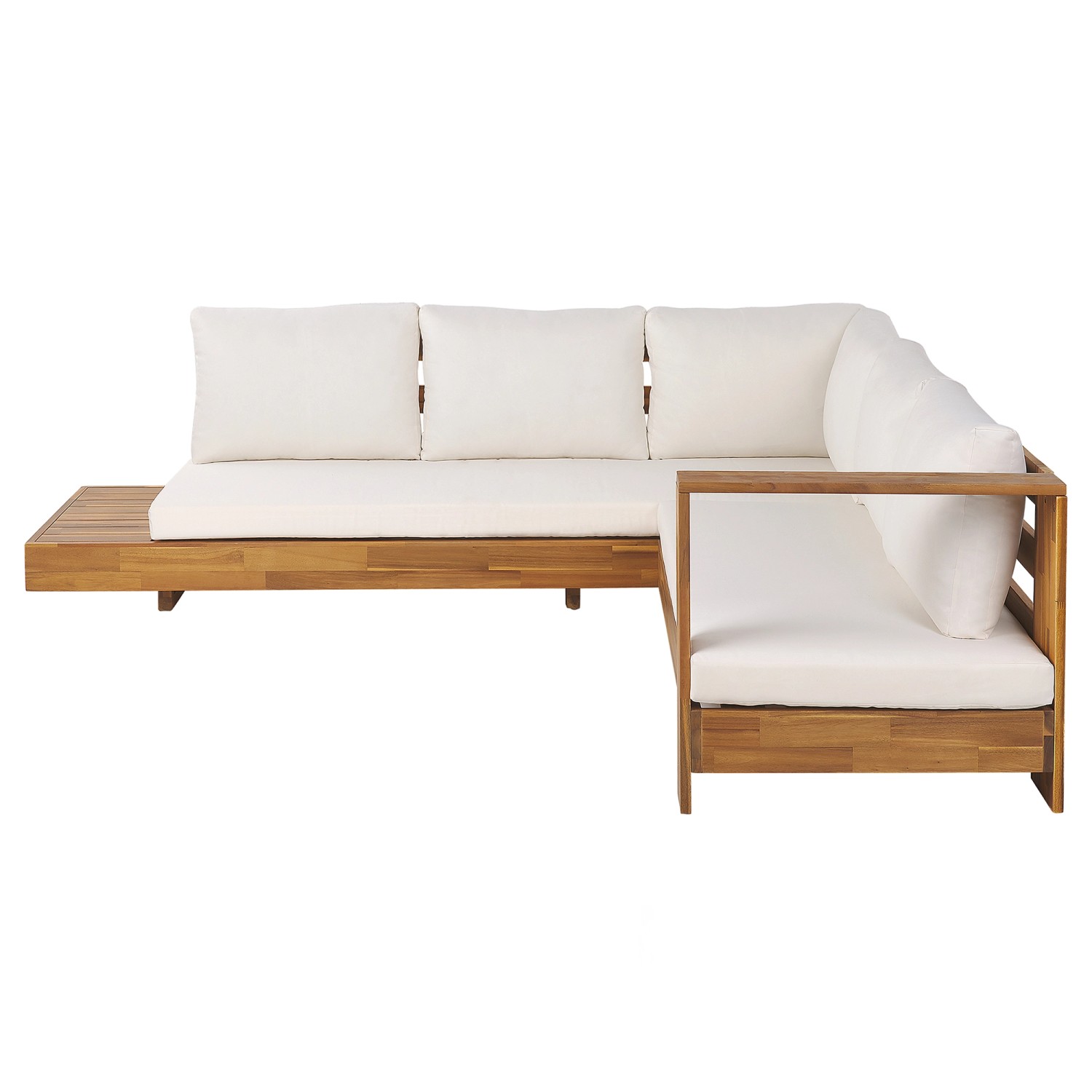 Beliani Lounge Set MARETTIMO Cremeweiß 212x225x64