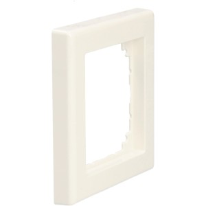 Merten M-Smart Rahmen, 1-fach, polarweiß, zur Abdeckung von Schaltern und Steckdosen.