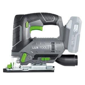 LUX Akku-Stichsäge A-ST-20 aus dem 3in1 Maschinenset, Akku grau/schwarz, mit Akku. Für präzise Schnitte.