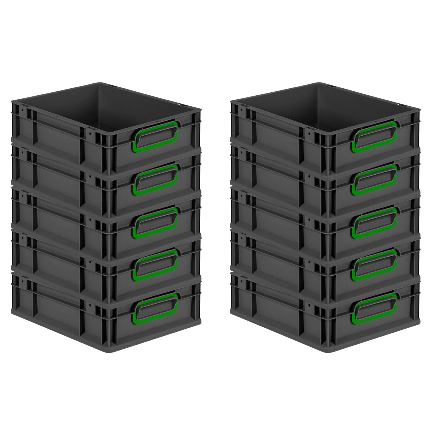 PROREGAL SparSet 10x Eurobox Nextgen Color HxBxT 12x30x40cm 11 Liter Griffe günstig online kaufen