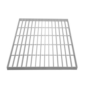Verzinkter Gitterrost, 500x500mm, aus robustem Stahl für hohe Belastungen.