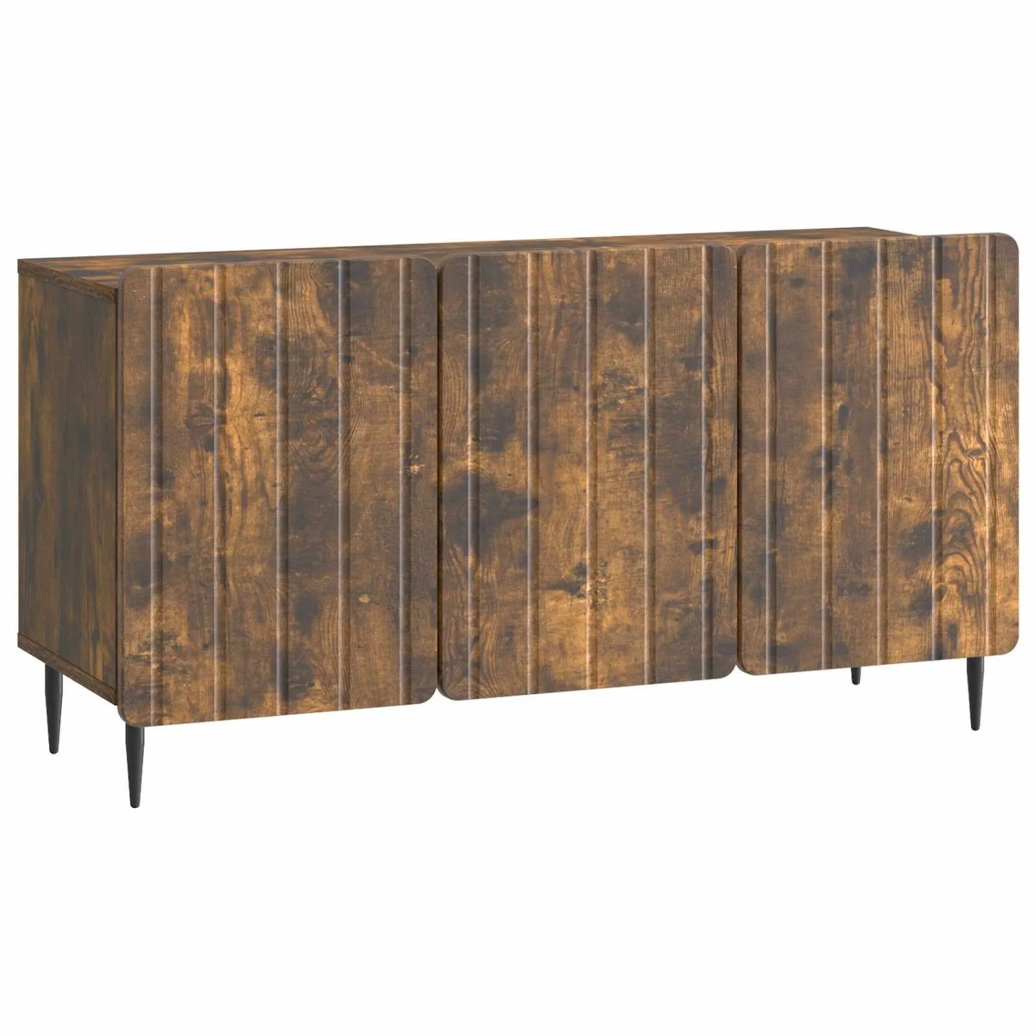 vidaXL TV-Schränk Geräucherte Eiche 99 x 34,5 x 52 cm Holzwerkstoff 894490