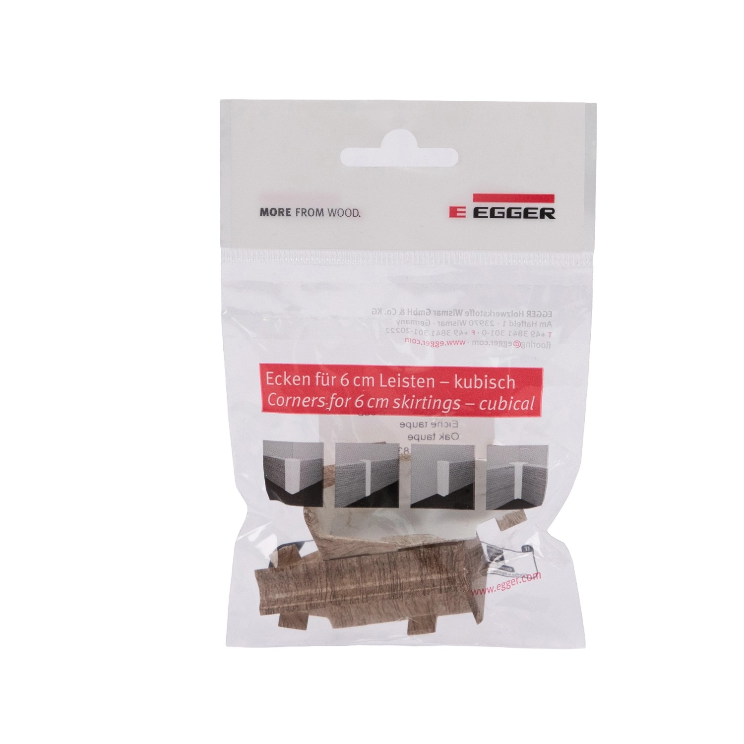 Egger Innenecke Kubisch 6 cm Eiche Taupe 2 Stück günstig online kaufen