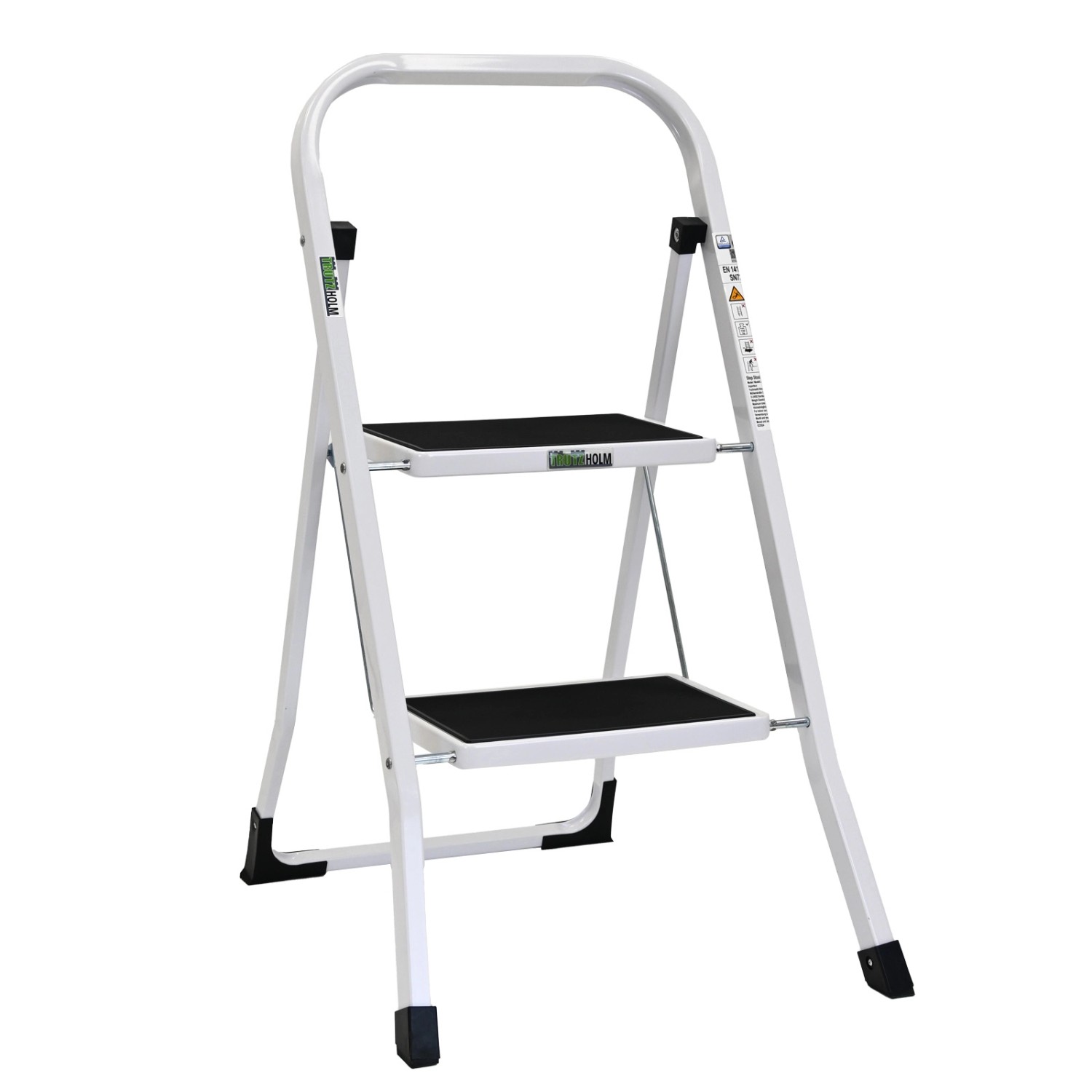 TRUTZHOLM Trittleiter 2 Stufen Klappbar TÜV/GS 150 kg Anti-Rutsch Trittfläc günstig online kaufen