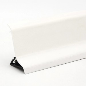 Weiße Döllken Wandabschlussleiste Classic, 63,5 cm, für Arbeitsplatten und Küchen.