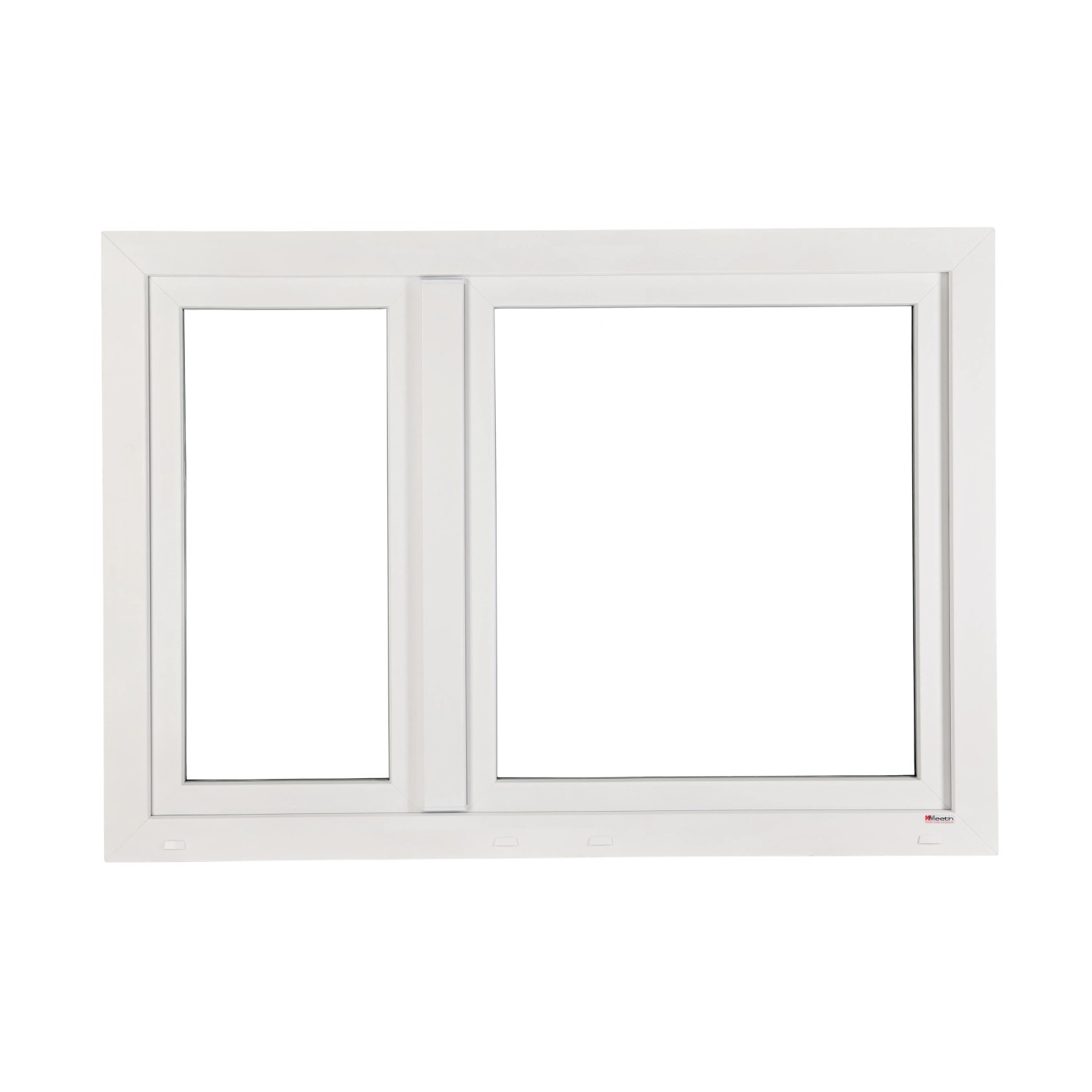 Kunststoff-Fenster Dreh-Kipp 90x120 Cm | Linksanschlag, 2-fach Verglasung, Inkl. Griff