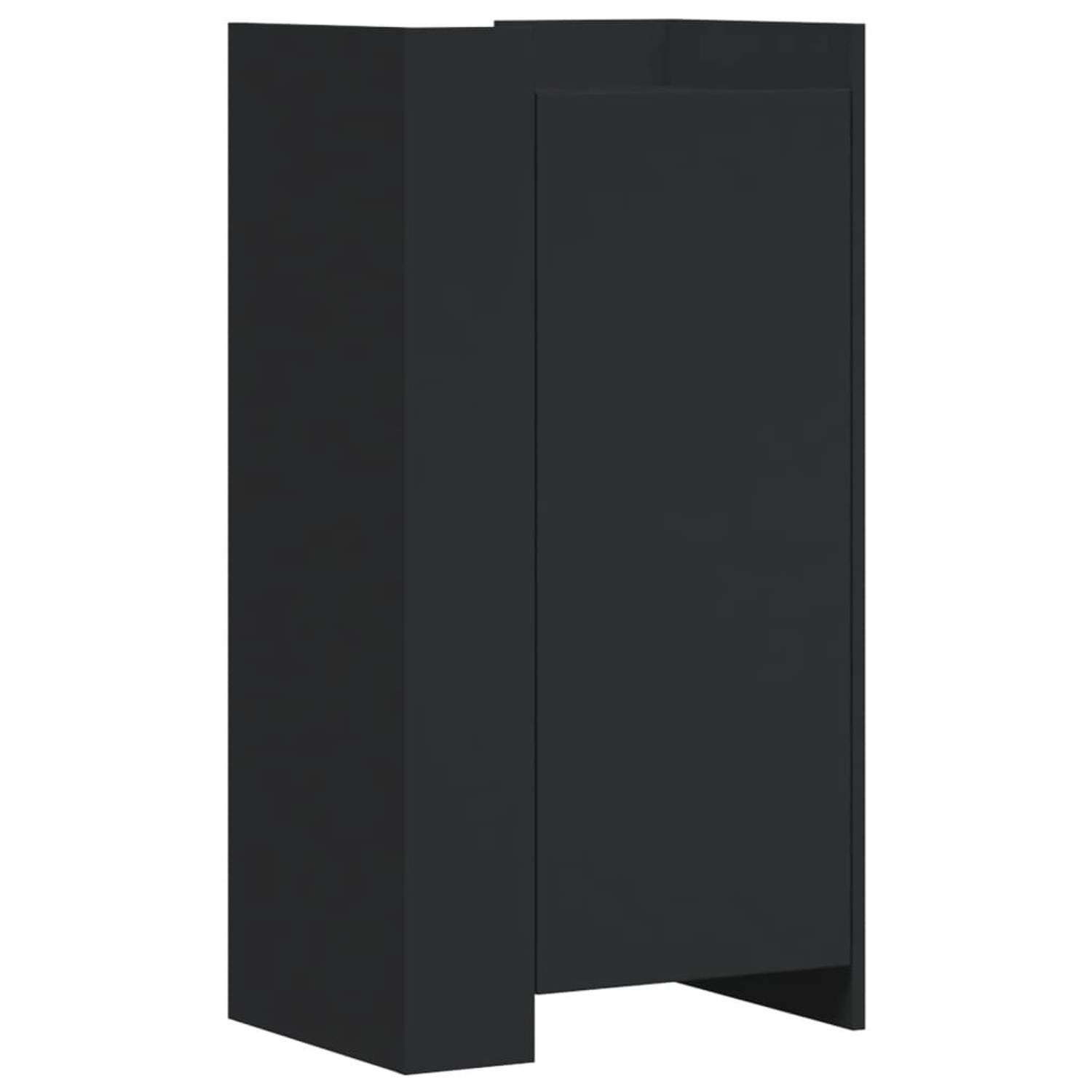 vidaXL Schuhschrank Schwarz 52x37,5x100 cm Holzwerkstoff 848438 günstig online kaufen