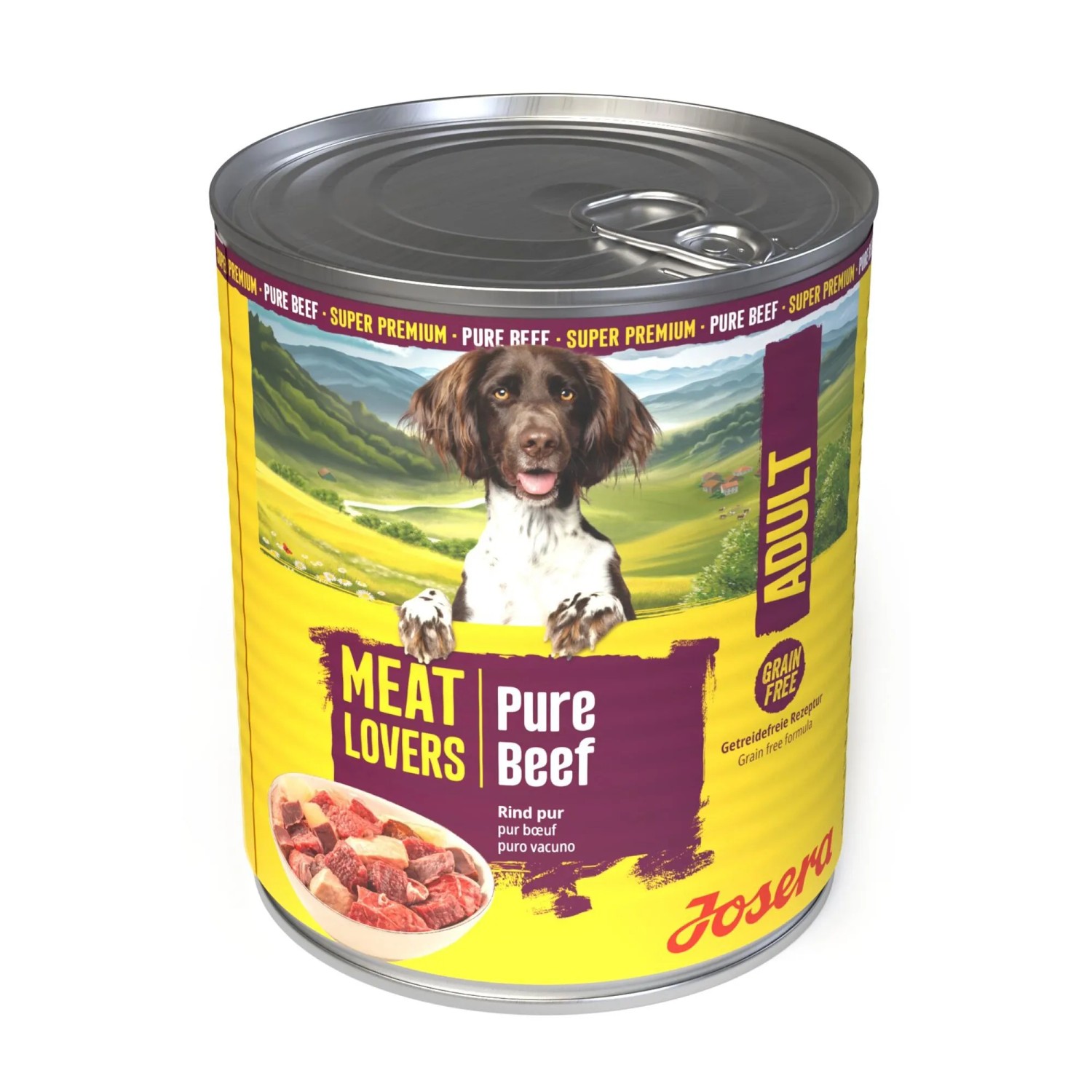 Josera Hunde-Nassfutter Meat Lovers Adult Pure Beef 800 g