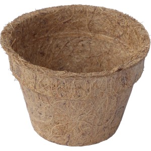 Proflora Kokosfaser Anzuchttopf, 0,15 l, aus Kokosfasern für die Pflanzenanzucht.