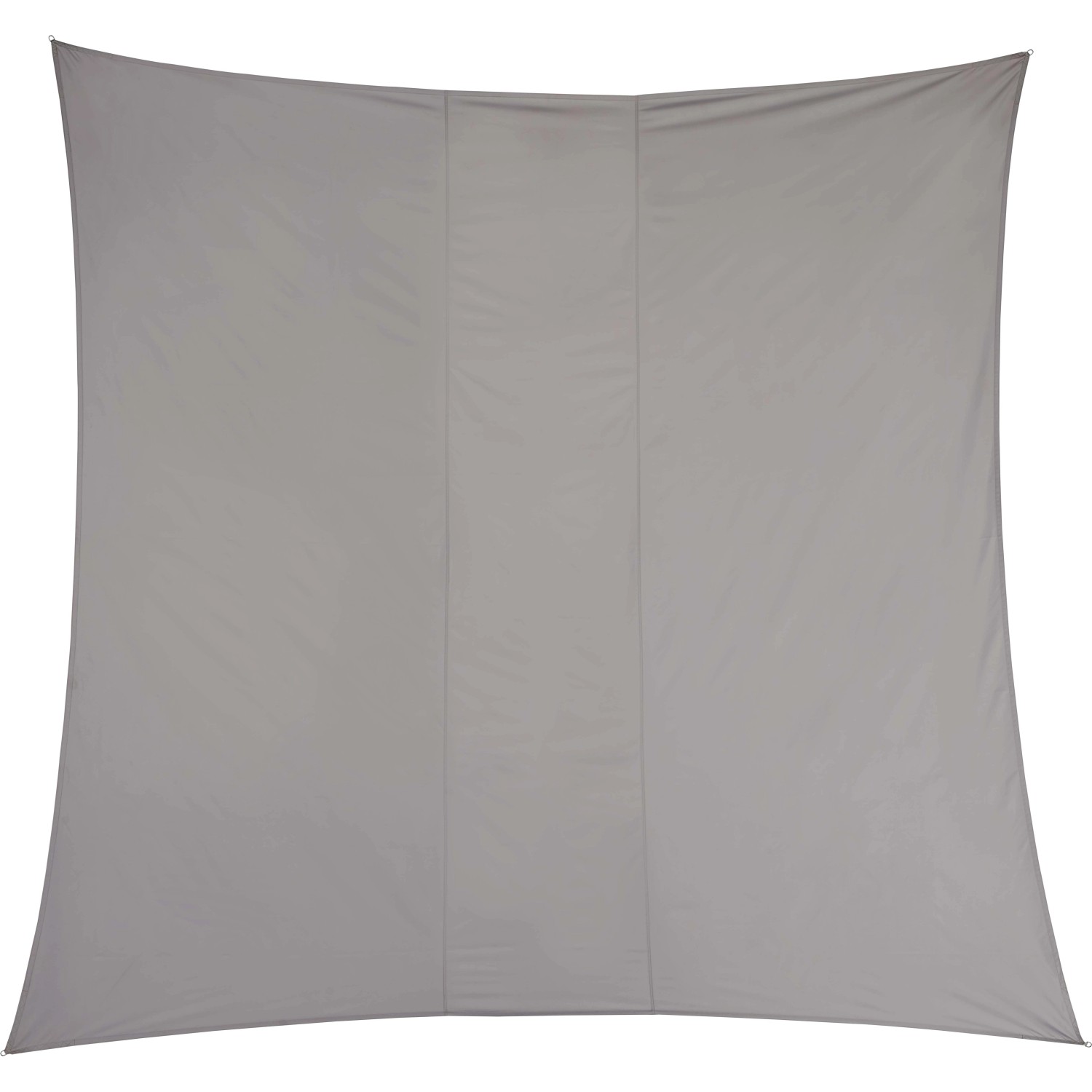 Sonnensegel Neptun Beach Quadrat 360 cm x 360 cm Silbergrau
