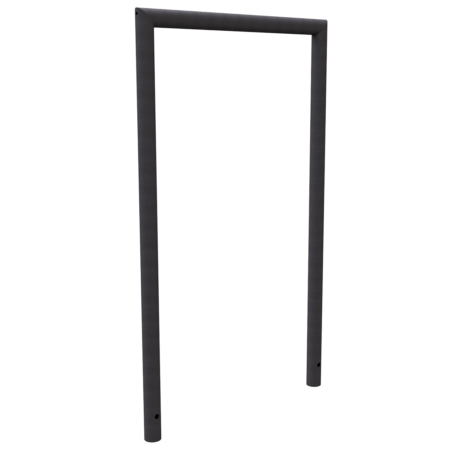 Schake Anlehnbügel Beschichtet Ø 48 mm x 700 mm Eisengrau