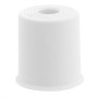Weißer Wagner Türstopper Vulkano aus Gummi, 35x35mm, für Boden oder Wand.