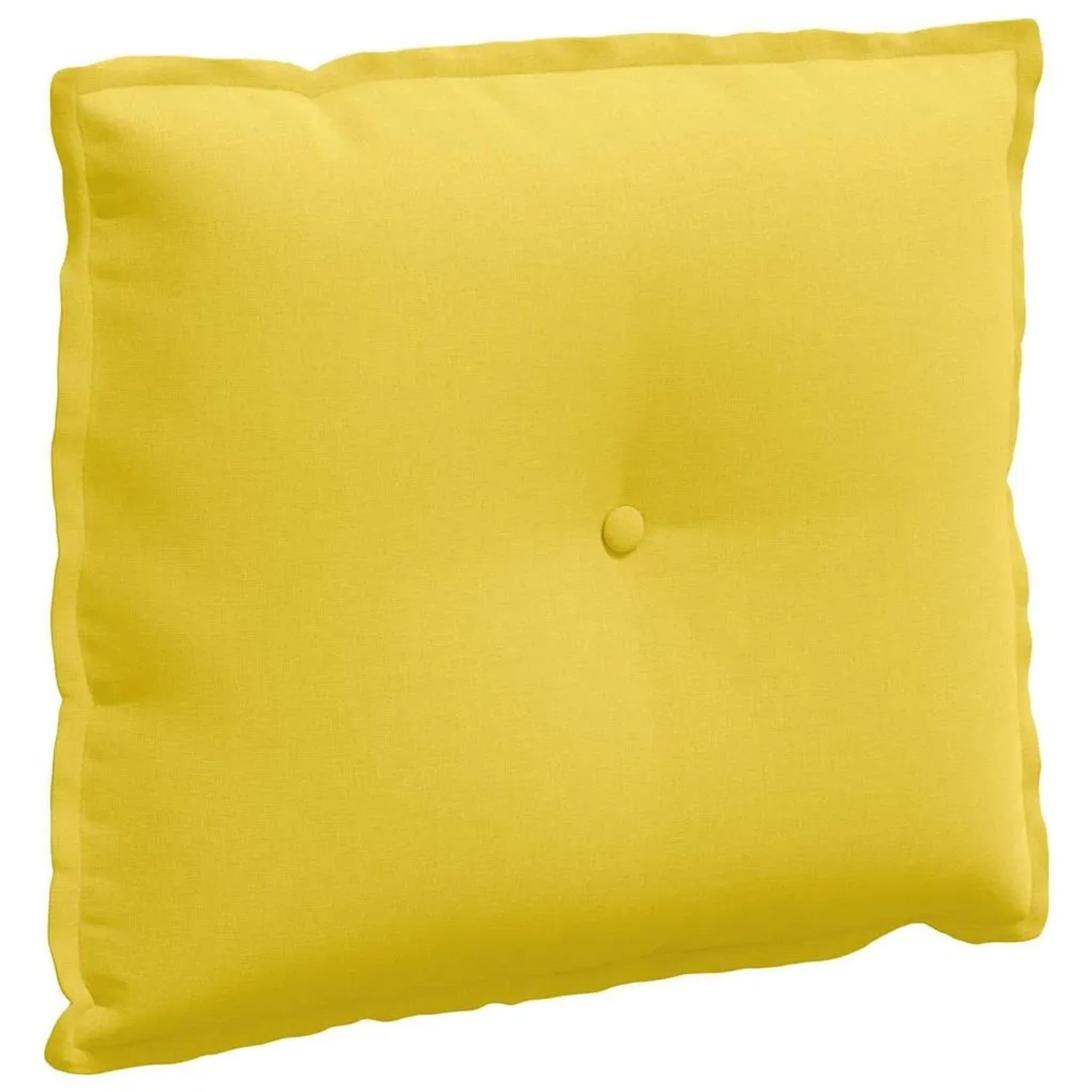 vidaXL Rückenkissen Helles Gelb 60 x 19 x 50 cm Stoff 42014667