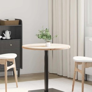 vidaXL Tischplatte Ø70x2,5 cm Massivholz Kiefer 813648