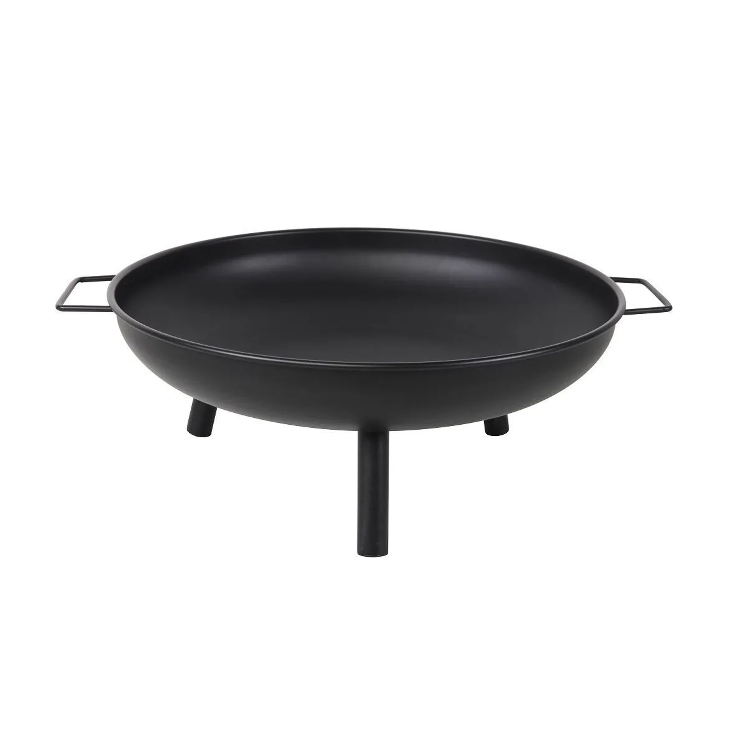 Lex Feuerschale Griff Füße Stahl Lagerfeuer Grill Feuerstelle Holzfeuerschale Ø 58cm