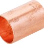 Löt-Muffe, Ø 22 mm, Kupfer, 10er-Pack für Kupferrohr-Verbindungen.