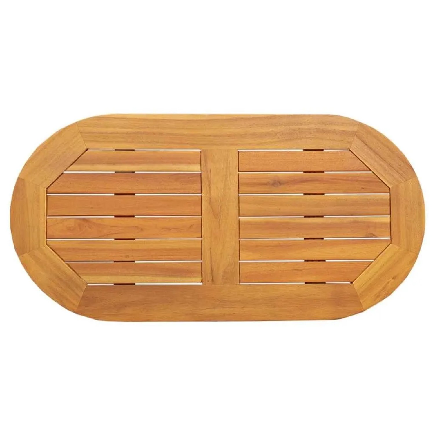 vidaXL Tischplatte Öl-Natur 80 x 40 x 2 cm Massivholz Akazie 4108098