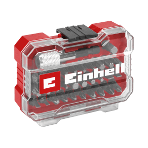 Einhell Bit-Set, 30-teilig im XS-Case mit Gürtelclip, verschiedene Schraubenzieher-Bits.