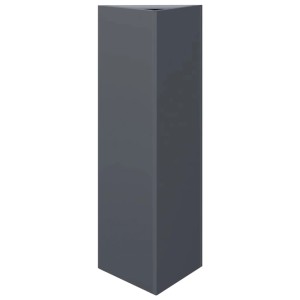 vidaXL Pflanzkübel Anthrazit Dreieckig 30x26x75 cm Stahl 851147