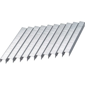 LUX Flachdrahtklammern, 12,4x14 mm, 1000 Stück, für Isolier- und Ausbauarbeiten.