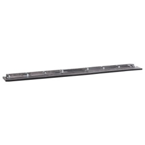 vidaXL Bodenabzieher 55x2x5 cm Stahl und Gummi 4008378