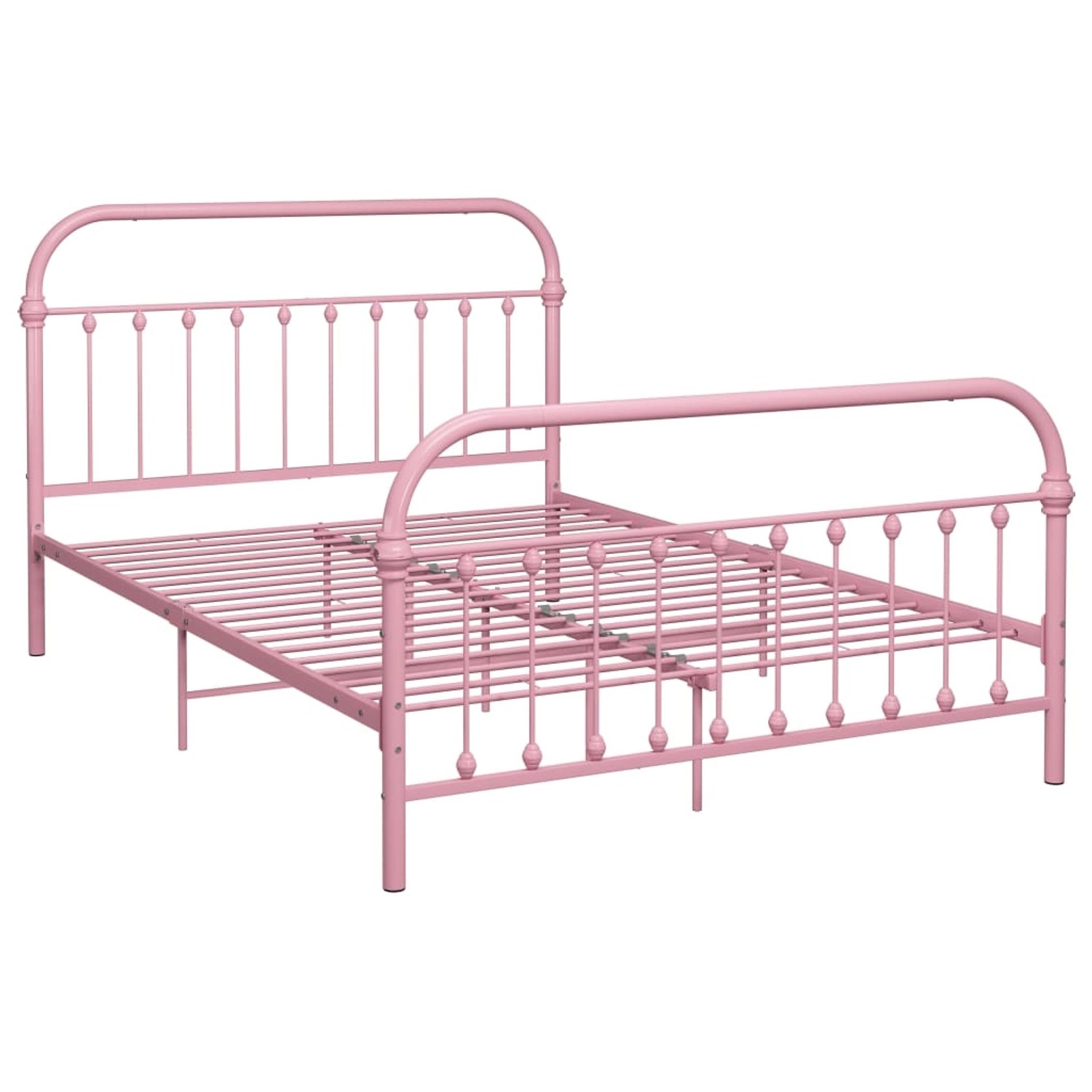 vidaXL Bettgestell Rosa Metall 140x200 cm618282