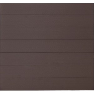 T&J Sichtschutzzaun Tjörn Mokka, 180x172cm, WPC Zaunfeld in Schwedenprofil-Optik.