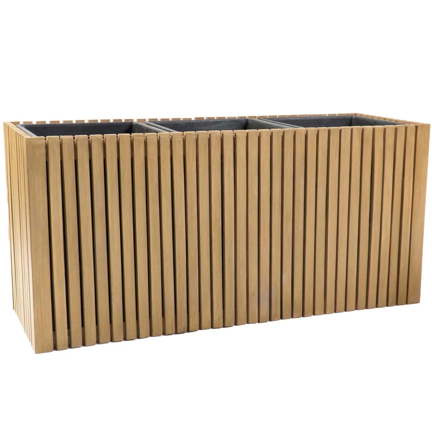 Vivanno Pflanztrog Maxi 84 cm x 30 cm x 40 cm Hellbraun