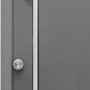 Splendoor Thermospace Haustür Berlin Prime, 100x210 cm, Anthrazit, mit Edelstahlgriff.