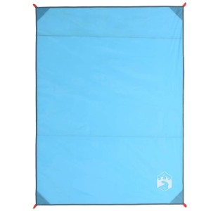 vidaXL Picknickdecke mit Heringen Blau 205x155 cm 4004201