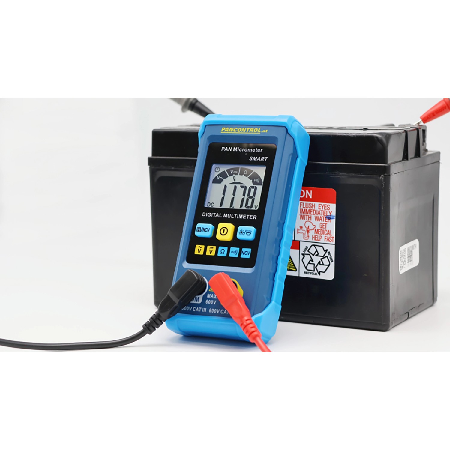 Pancontrol PAN Micrometer Multimeter 300 V CAT lll automatische Funktionswahl_2