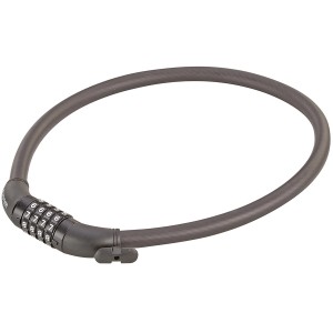 Prophete Zahlen-Kabelschloss, Fahrradschloss mit 4-Zahlen-Kombination, 80cm lang.