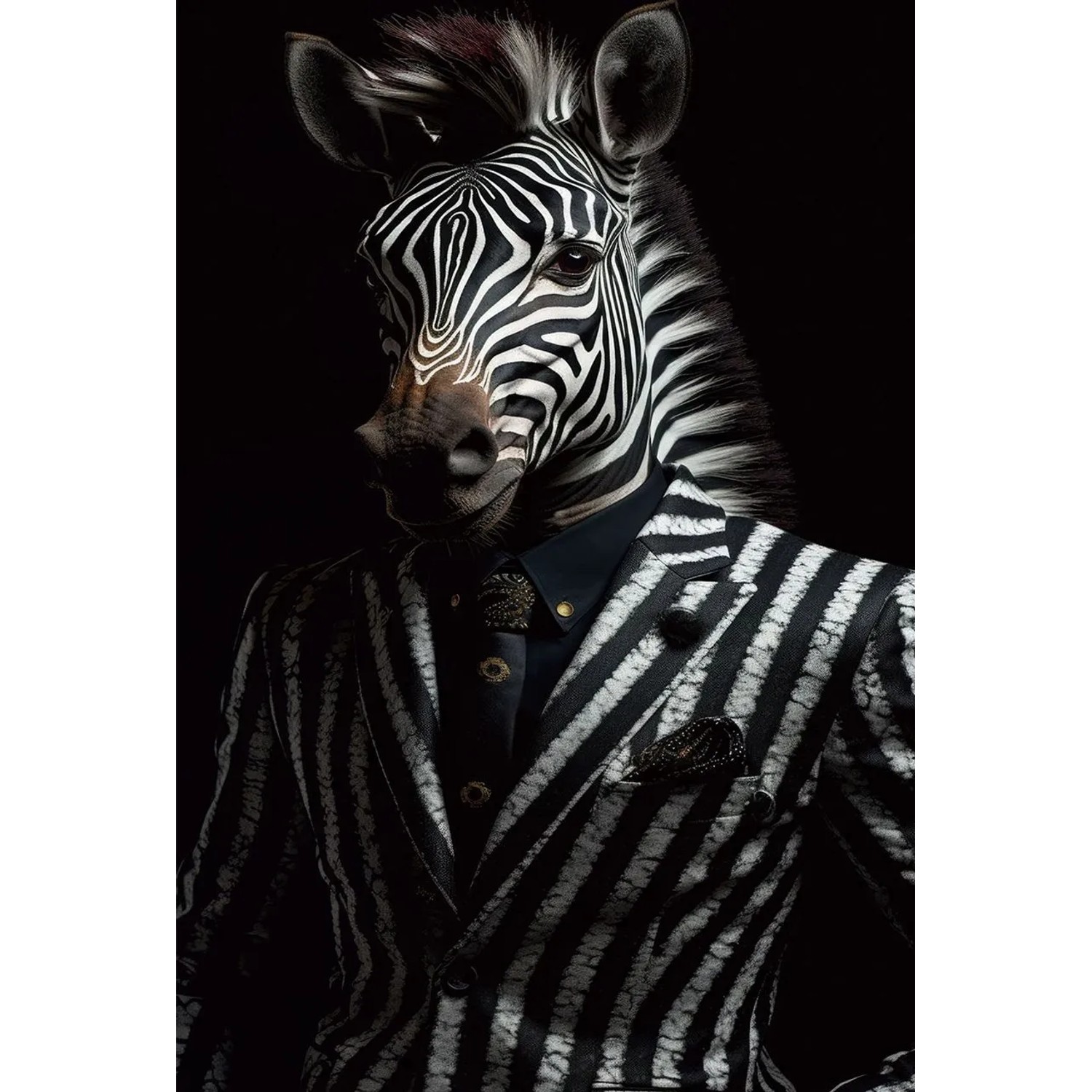 Art Universe Glasbilder Noble Stripes 60 x 90 cm