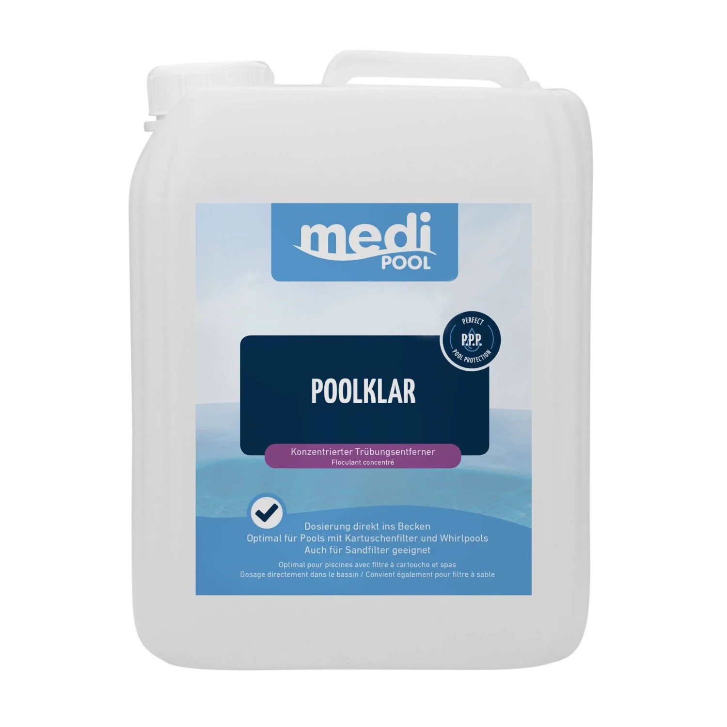 mediPool PoolKlar 5,0, Flockungsmittel mediPOOL PoolKlar 5,0, Flockungsmittel