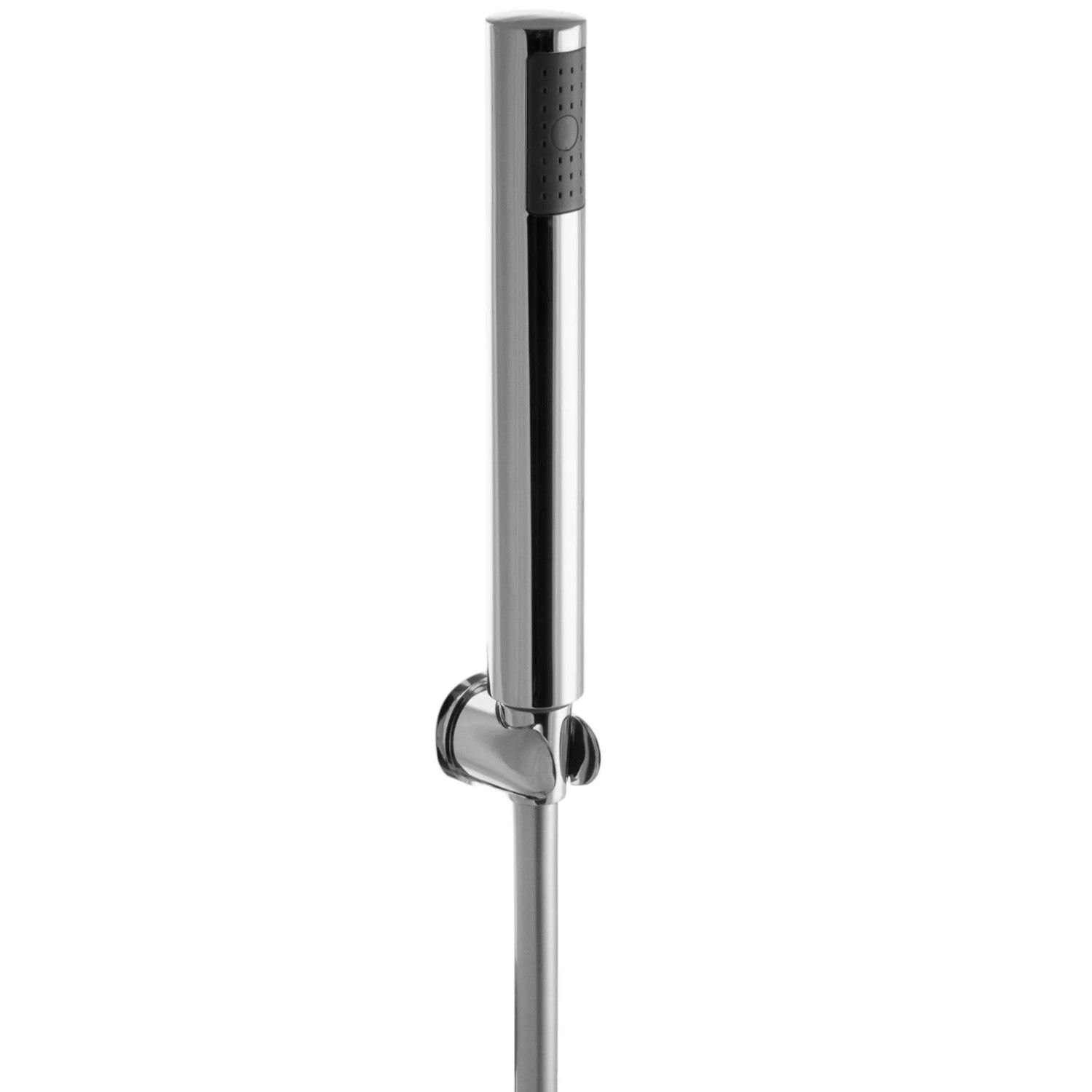 PaulGurkes Handbrausen Set Rund Stabbrause Brausehalter Kunststoff 1,5m Schlauch
