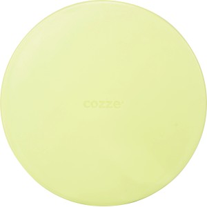 Helles, rundes Cozze Pizzabrett aus Kunststoff, Durchmesser 35 cm.