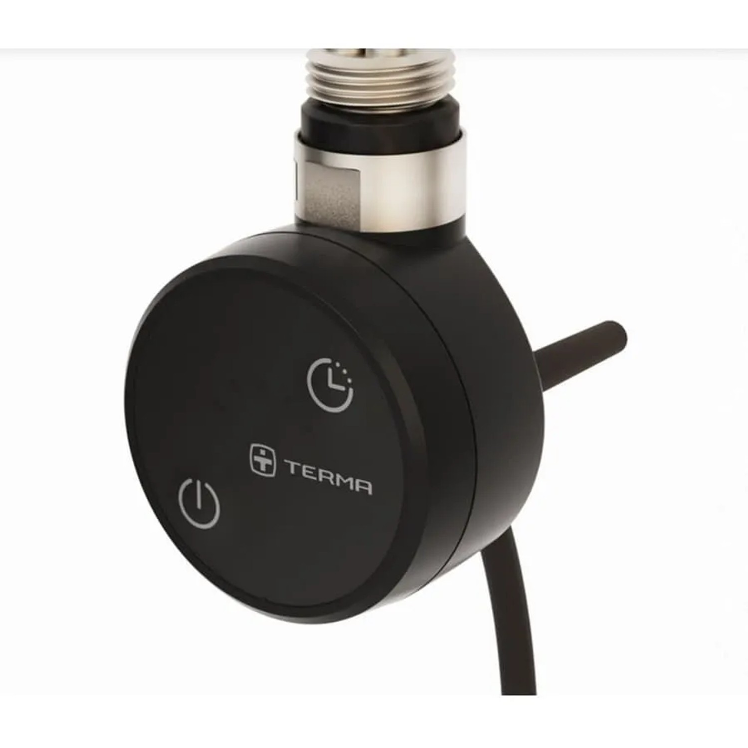 anapont Heizpatrone Für Badheizkörper Wifi und Bluetooth 300 Watt schwarz Elektrischer Heizstab Für Handtuchheizkörper Elektro Elektrobadheizkörper