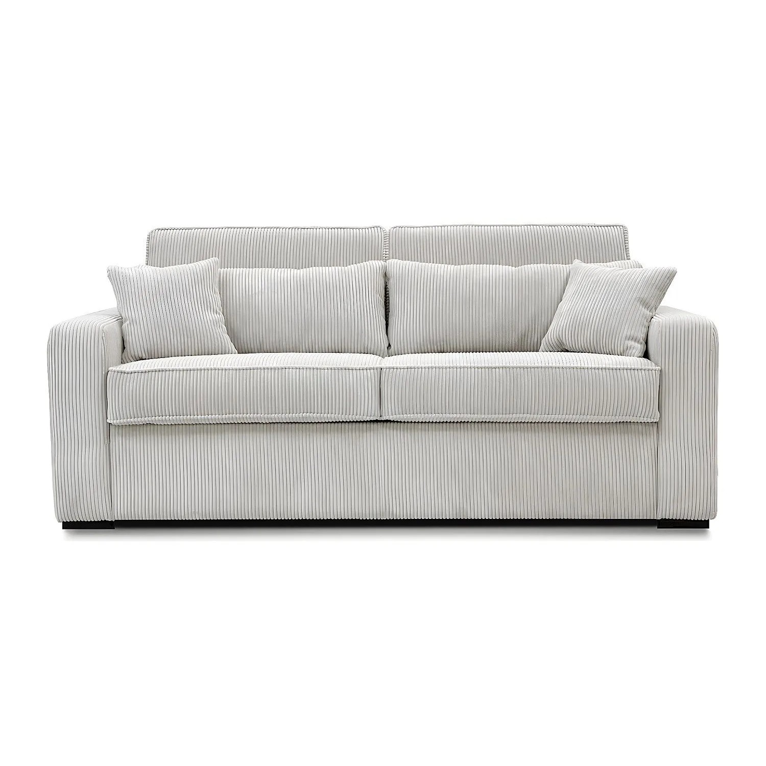 Vente-unique Schlafsofa Mondovi Beige 214 cm