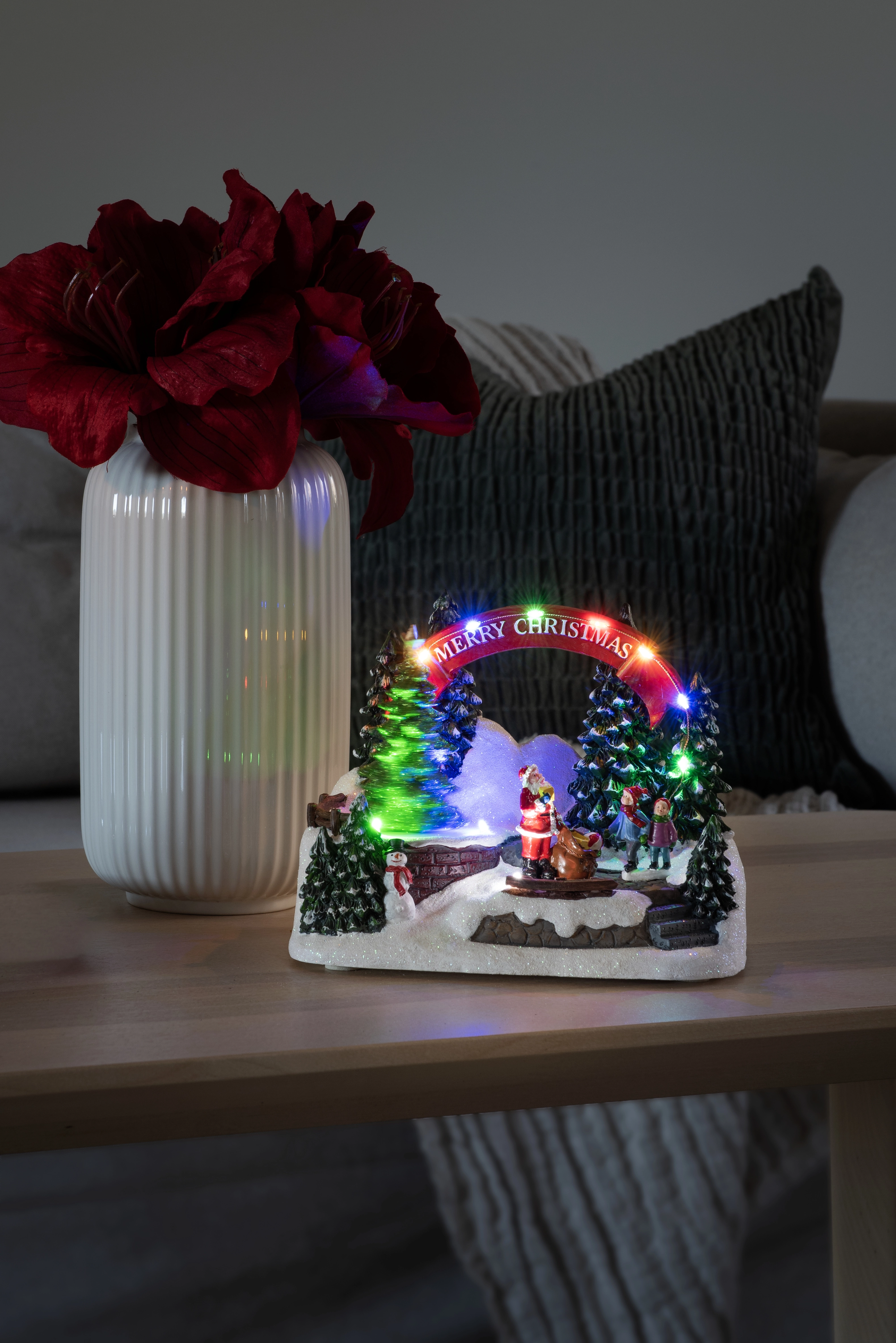 Konstsmide LED Szenerie Santa und Kinder 11 Bunte Dioden kaufen bei OBI