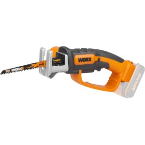 Worx Akku-Multisäge 20V WG894E.9, eine 3-in-1 Säge (Gartenschere, Säbelsäge, Stichsäge) ohne Akku.
