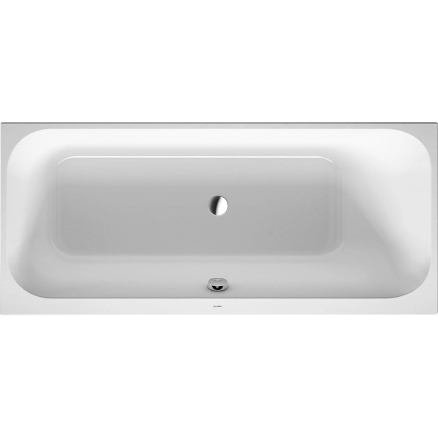 Duravit Badewanne Happy D.2 170 cm x 75 cm Rückenschräge rechts  Weiß