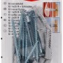Fischer Universaldübel UX 6x35 RSK mit Schrauben, 10 Stück, für diverse Baustoffe.