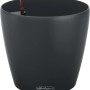Dunkelgrauer Lechuza Classico Eco Pflanztopf Ø 43 cm mit Bewässerungssystem.