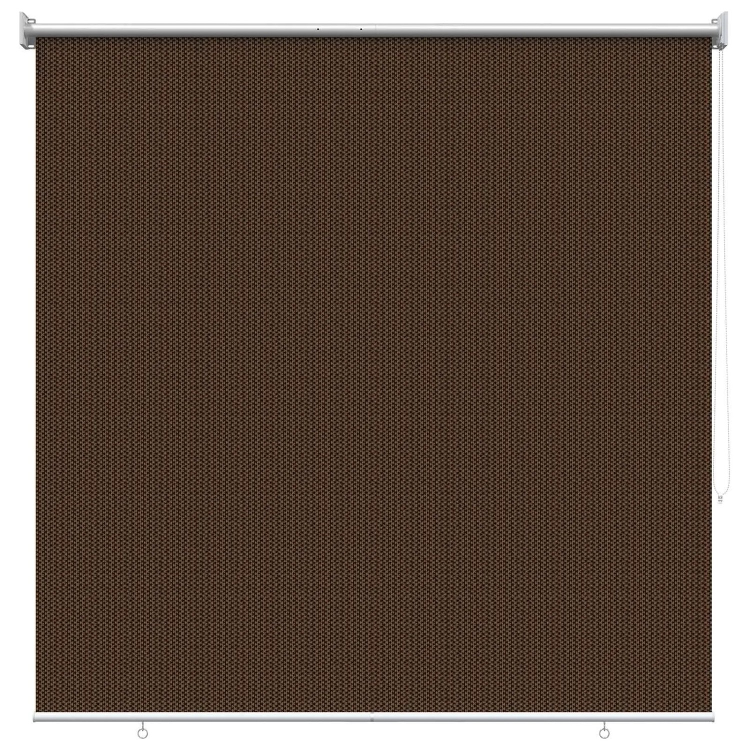 vidaXL Außenrollo 90% UV-Block Braun 120 x 230 cm HDPE 42036106