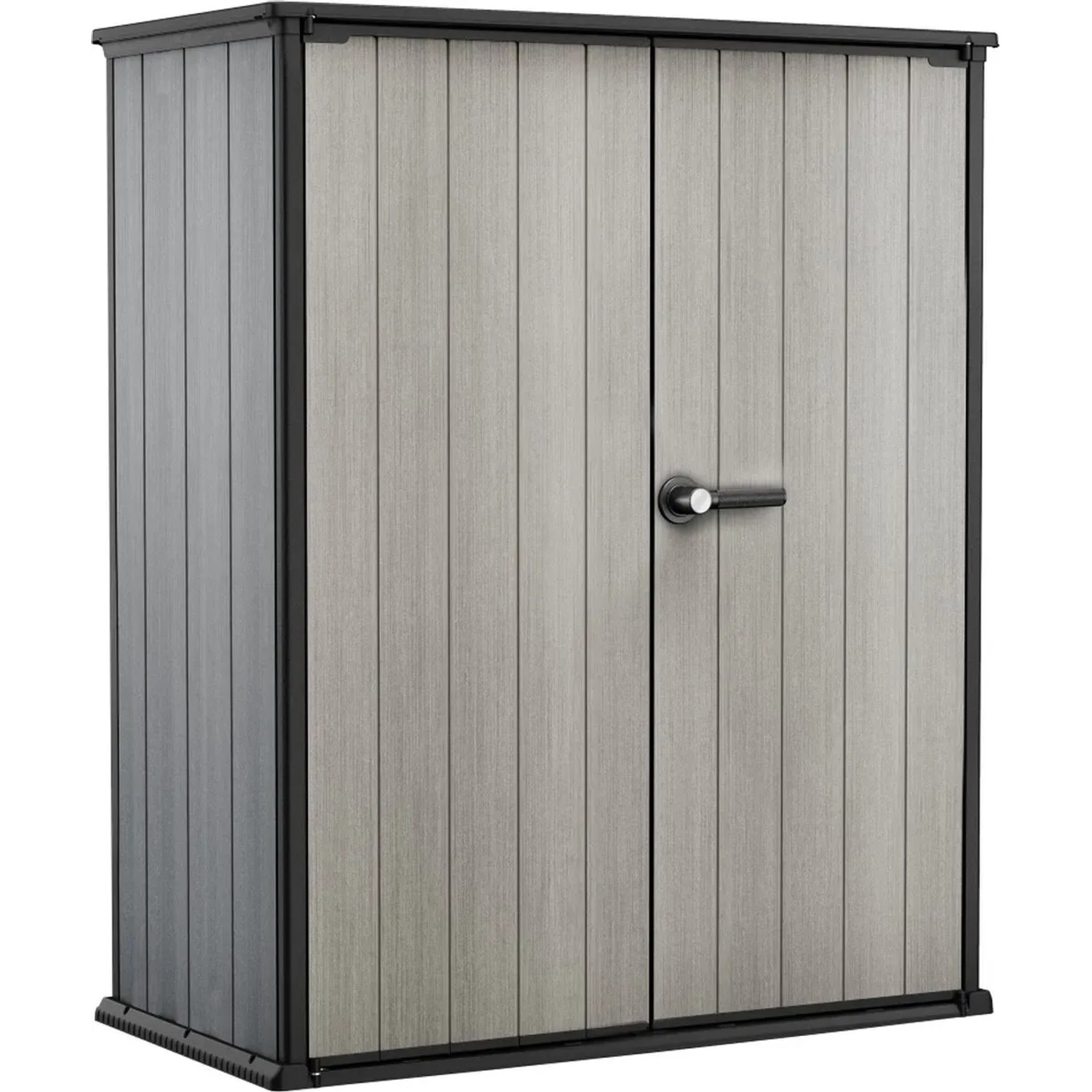 Keter Geräteschrank High Store+ Kunststoff Grau 139x77x170 cm