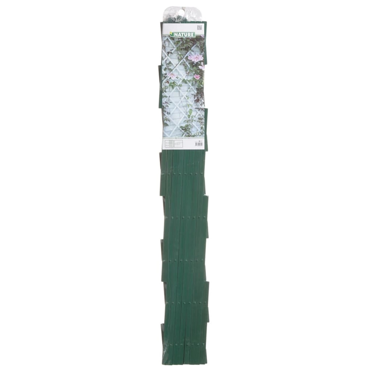 vidaXL Garten-Rankgitter 2 Stk 100x200 cm PVC Grün