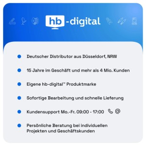 hb-digital Satfinder Digital SF-888G Display Kompass Ton Blau